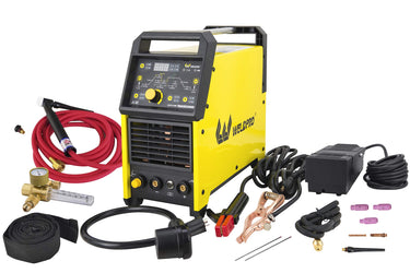 TIG 200GD AC DC 200 Amp Weldpro Digital Tig/Stick Welder with Pulse CK 17 Worldwide Superflex Torch 3 Year Warranty Dual Voltage 220V/110V welding machine